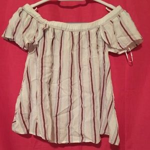 striped boutique shirt